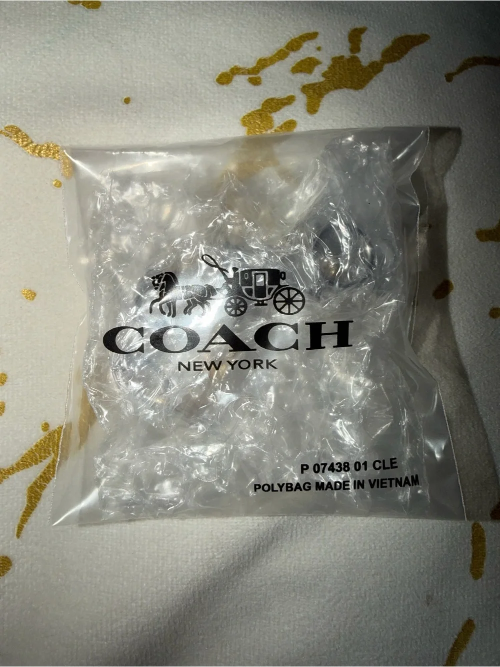 Coach Two-Tone Link Bracelet - Gold and Silver